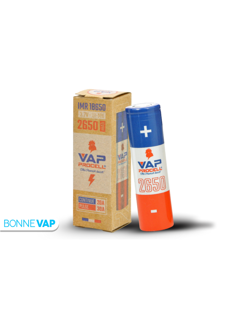 Accu 18650 2650mAh - VAP PROCELL