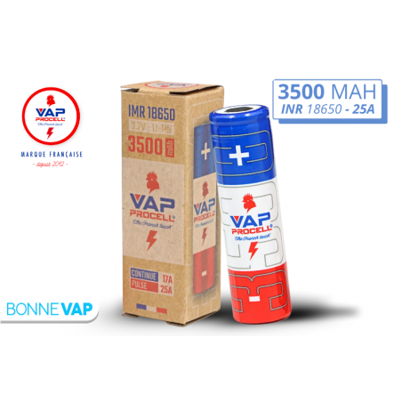 Accu 18650 3500mAh - VAP PROCELL