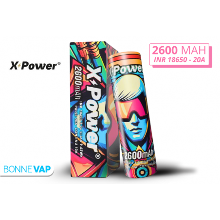Accu 18650 2600mAh - XPOWER Accu 18650 2600mAh - XPOWER