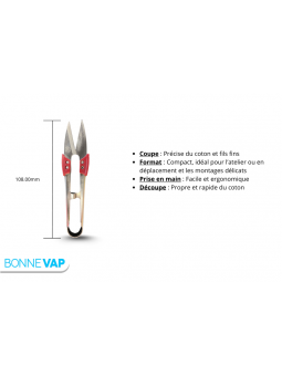 Ciseaux de Précision – Spécial Coton - Detail