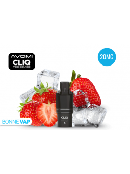 Cartouche Fraise Glacee - CLIQ AVM - 20mg