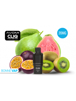 Cartouche Kiwi Passion Goyave - CLIQ AVM - 20mg