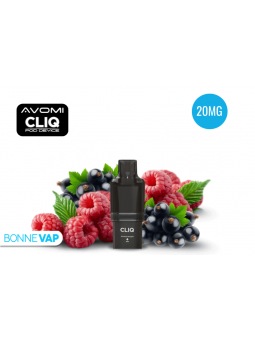 Cartouche Framboise Cassis - CLIQ AVM - 20mg