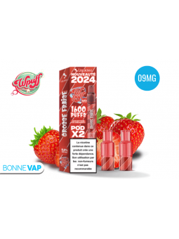 Cartouches Grosse Fraise - WPUFF 2.0 - 09mg