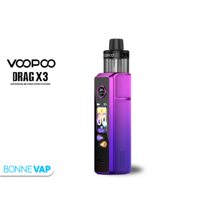 Kit Drag X3 - Voopoo Kit Drag X3 - Voopoo