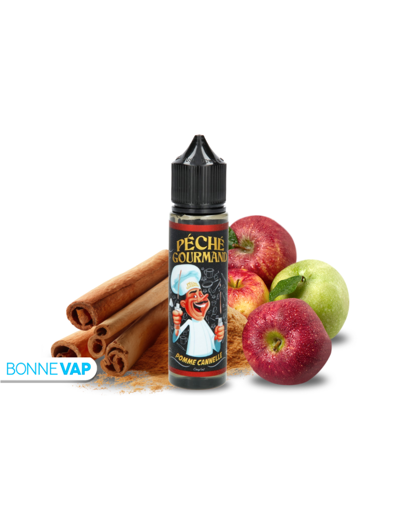 E-liquide Pomme Cannelle - PECHE GOURMAND