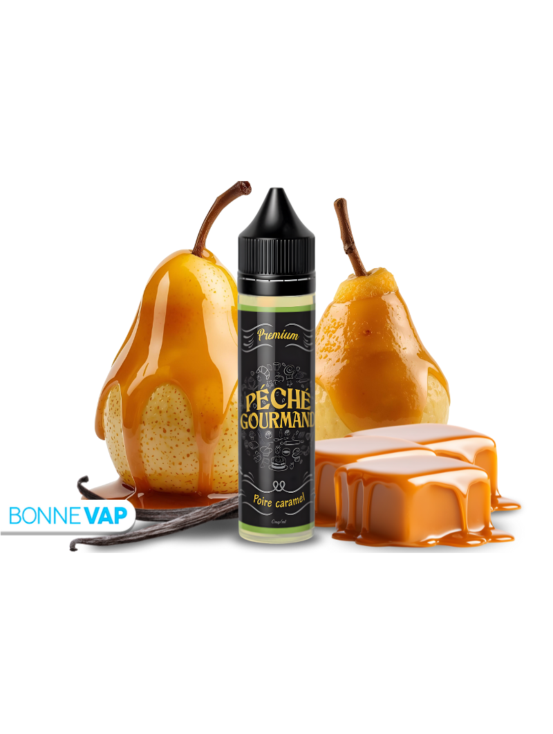 E-liquide Poire Caramel - PECHE GOURMAND