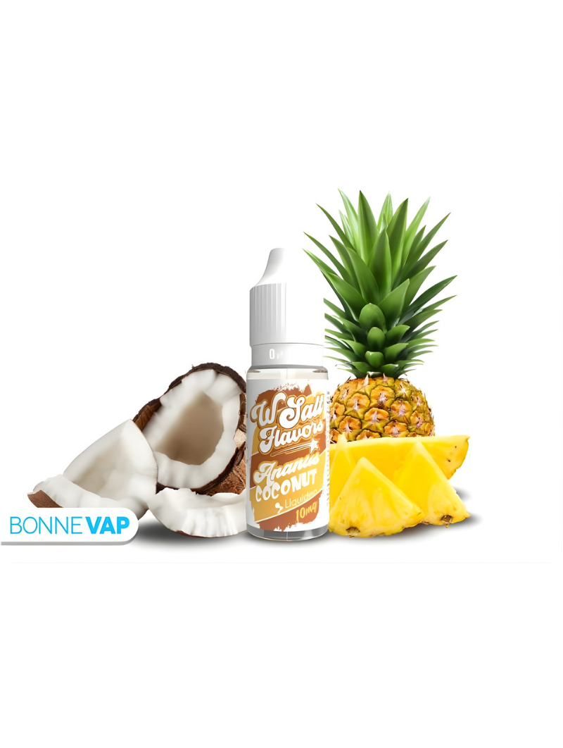 Ananas Coconut 10ml "Sels" - Wsalt Flavors