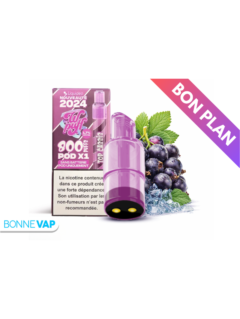 Cartouche Top Cassis - Wpuff 2.0