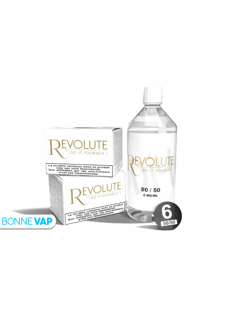 Pack DIY 6mg 50/50 1L - Revolute