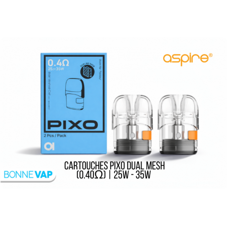 Cartouches Pixo (Dual Mesh) - Aspire