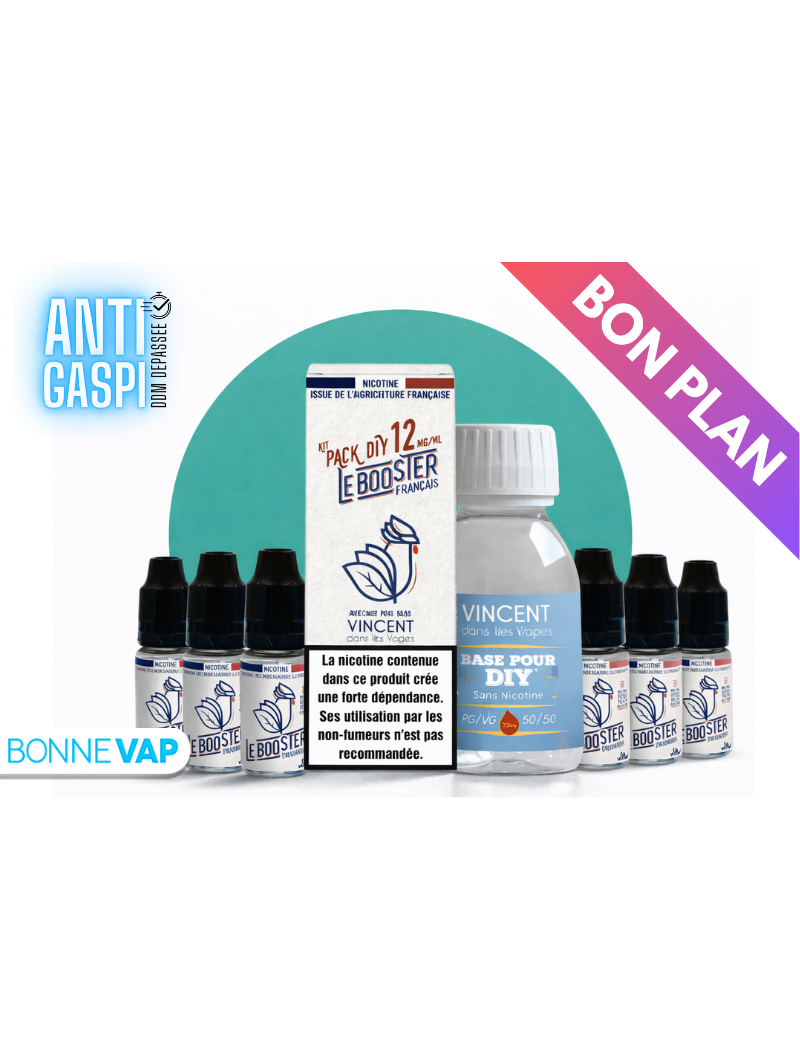 Pack DIY 12mg 5050 100ml - VDLV (DDM Dépassée) - Bon plan