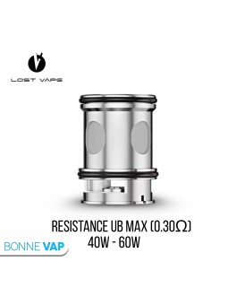 Résistances UB MAX - LOST VAPE