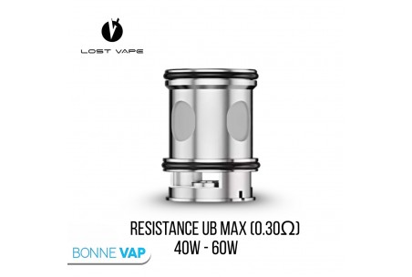 Résistances UB MAX - LOST VAPE - 0.30