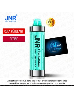 Puff Fizzy Cherry Cola - CrystalGlow X JNR - Info