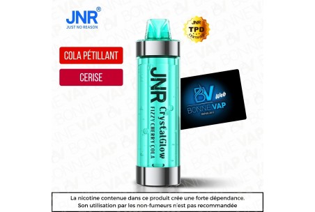 Puff Fizzy Cherry Cola - CrystalGlow X JNR - Info