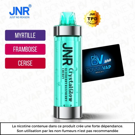 Puff Blueberry Raspberry Cherry - CrystalGlow X JNR