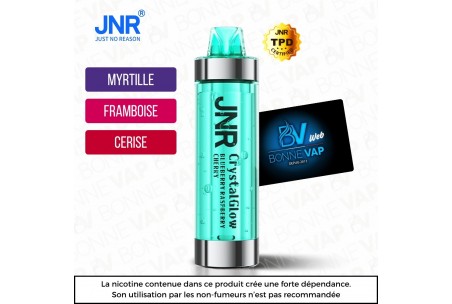 Puff Blueberry Raspberry Cherry - CrystalGlow X JNR - Info