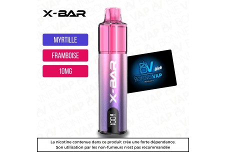 Starter Puff Myrtille Framboise - X-Line - 10mg