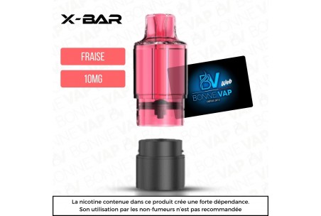 Cartouche Fraise Glacée - X-line - 10mg