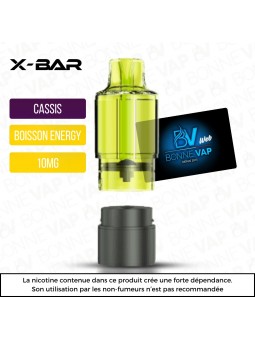 Cartouche Cassis Energy Bull - X-line