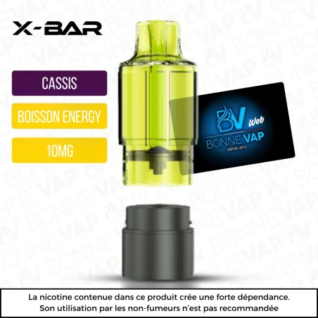 Cartouche Cassis Energy Bull - X-line