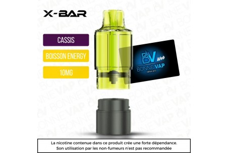 Cartouche Cassis Energy Bull - X-line