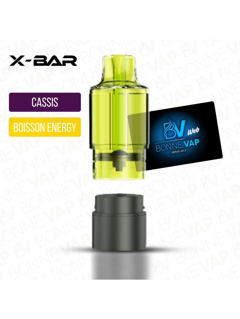 Cartouche Cassis Energy Bull - X-line
