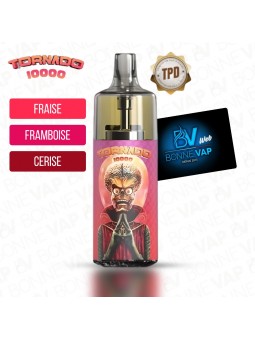 Puff Strawberry Raspberry Cherry Ice - Tornado 10K