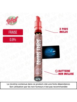 Cartouches Grosse Fraise - Wpuff 2.0 - 0.9% - Info