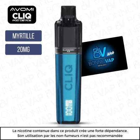 Starter Puff Myrtille Glacée - Cliq AVM