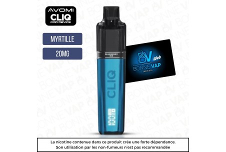 Starter Puff Myrtille Glacée - Cliq AVM - 20mg