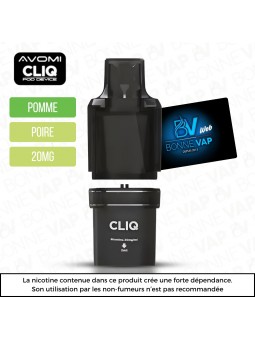 Cartouche Pomme Poire - Cliq AVM - 20mg