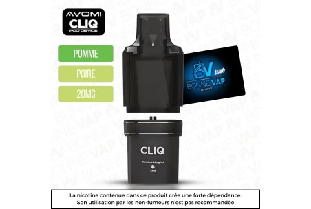 Cartouche Pomme Poire - Cliq AVM - 20mg