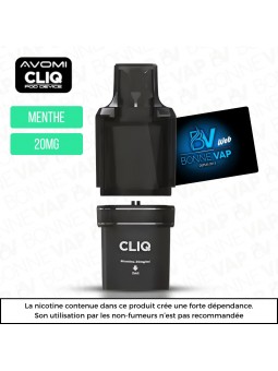 Cartouche Menthe Fraiche - Cliq AVM - 20mg