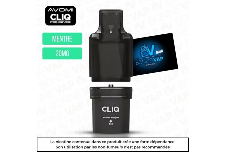Cartouche Menthe Fraiche - Cliq AVM - 20mg