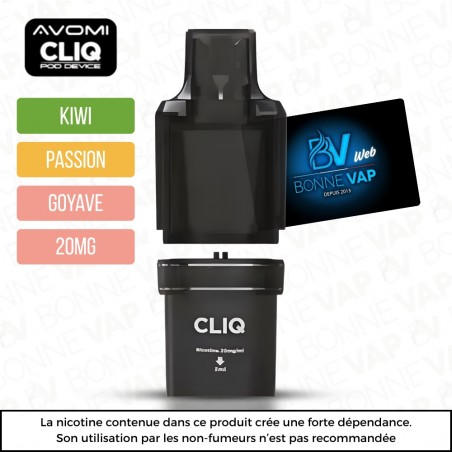 Cartouche Kiwi Passion Goyave - Cliq AVM