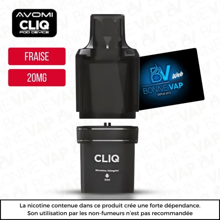 Cartouche Fraise Glacee - Cliq AVM
