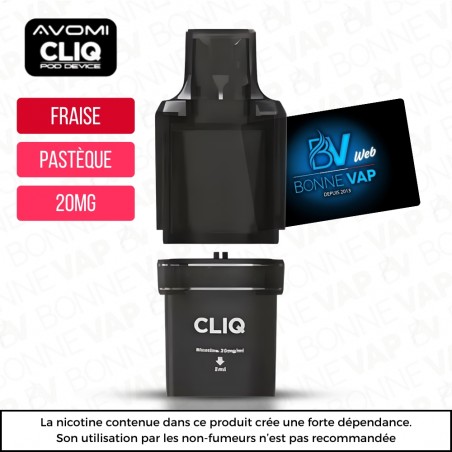 Cartouche Fraise Pastèque - Cliq AVM