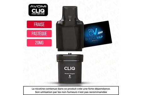 Cartouche Fraise Pastèque - Cliq AVM - 20mg