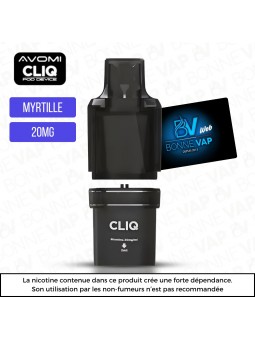 Cartouche Myrtille Glacee - Cliq AVM - 20mg