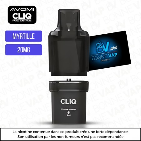 Cartouche Myrtille Glacee - Cliq AVM