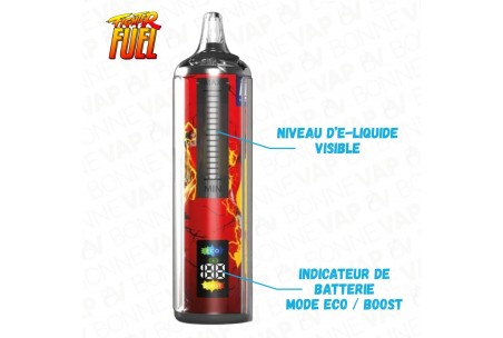Puff Fighter-X 32K - niveau de batterie et niveau e-liquide