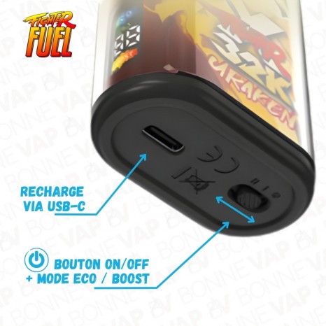 Puff Fighter-X 32K - Bouton On-OFF