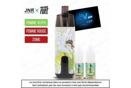 Puff Shisha Plus Green Blitz - JNR X Fighter Fuel - 20mg
