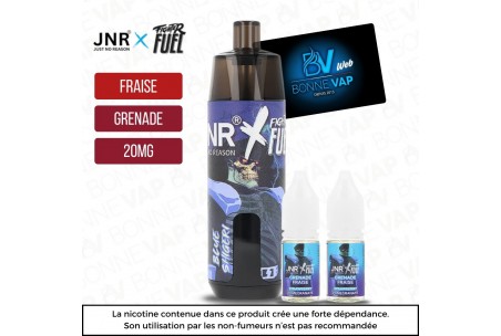 Puff Shisha Plus Blue Shigeri - JNR X Fighter Fuel - 20mg