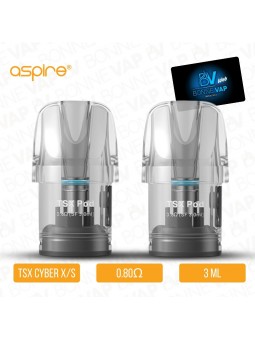 Cartouches TSX (Cyber X/S) - Aspire - 0.80