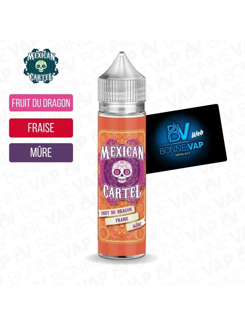 Fruit du Dragon Fraise Mûre 50ml - Mexican Cartel