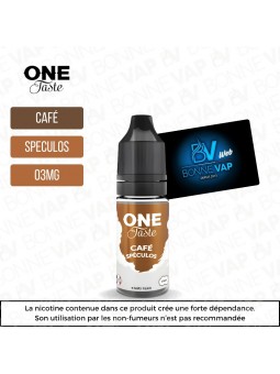 Café Spéculos 10ml - One Taste - 03mg