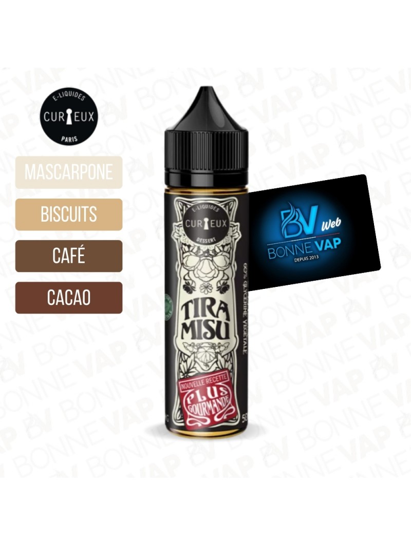 Tiramisu 50ml - Curieux